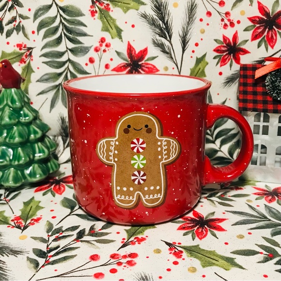 Set of 2 Gingerbread Mugs - Picture 2 of 3